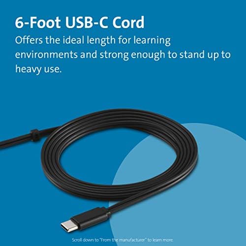 Kensington Hi-Fi USB-C Over-Ear Headphones – Immerse Yourself in Premium Sound with Built-in Mic for Clear Calls, Exceptional Comfort, and Superior Noise Isolation Perfect for E-Learning and Professional Use