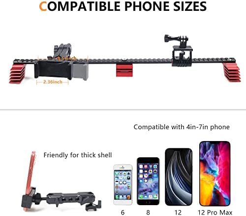 Revolutionize Your Ford Bronco Experience with the 360° Adjustable Dash Phone Mount Holder – Precision-Engineered Aluminum Smartphone Bracket for 2021-2025 Models, Perfect for 2-Door and 4-Door Interiors, Effortless Installation, Stylish Black Design for Maximum Durability and Functionality