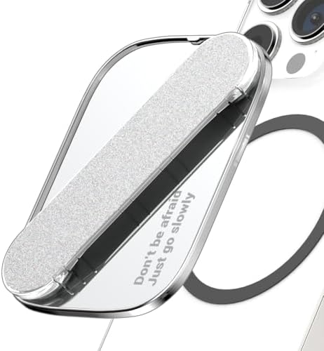Transform Your Smartphone Experience with the Innovative 360-Degree Magnetic Motion Grip – Ergonomic Phone Holder for Effortless Navigation and Enhanced Usability, Compatible with Mag Safe for Hassle-Free Wireless Charging, Lightweight Design with Sleek Mirror Finish for Sophisticated Style, Ideal for Selfies, Video Calls, and Hands-Free Operation