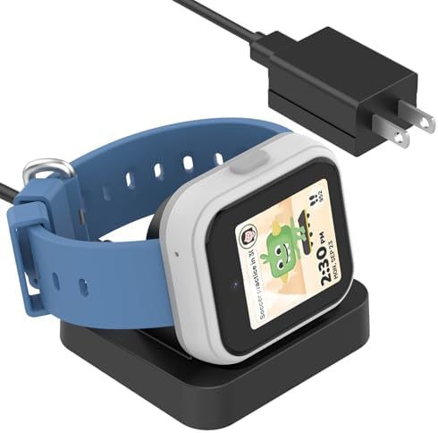 Rapid Charge Portable Dock for T-Mobile SYNC UP Kids Watch 2 – 5 ft Versatile Cable & Sleek White Adapter for Home, Office, and Travel – Essential Smartwatch Charger for Active Parents with Enhanced Compatibility and Durability