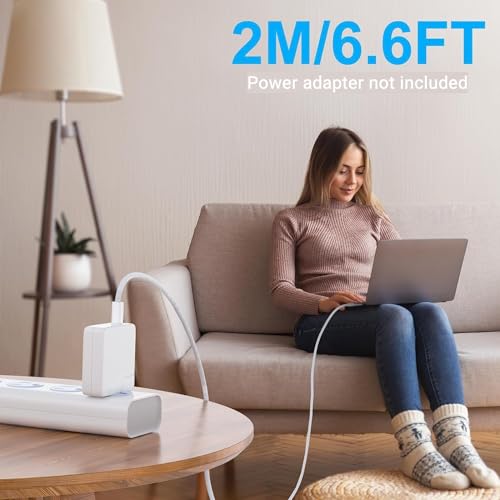 Upgrade Your Charging Game: 140 W USB-C to Magnetic 3 Cable (2 m/6.6 ft) for Seamless Compatibility with 2022/2023 Mac Air & Pro Models, Enhanced Rapid Charging & Durable Braided Design for Optimal Performance and Convenience
