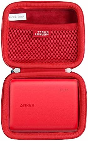 Hermitshell Premium Hard EVA Travel Case for Anker Power Core 13000 Portable Charger – Lightweight Protection with Custom-Fit Design for Ultimate Portability and Accessibility – Ideal for On-the-Go Charging and Travel Safety