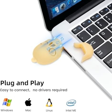 Skull Shaped 64 GB USB Flash Drive – Unique Personality Memory Stick for Stylish Data Storage | Borlter Clamp Cool USB 2.0 Thumb Drive Perfect for Gifts & Everyday Use | Durable, Portable & Compatible with All Devices