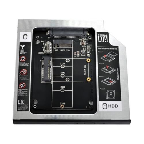 Maximize Your Laptop’s Performance with the Chenyang 9.5 mm M.2 NGFF/m SATA to SATA 2 nd SSD HDD Caddy – Effortless Upgrade for Enhanced Storage Capacity and Speed!