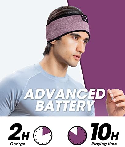 Fulext Bluetooth Sleep Headphones Headband – Ultimate Comfort for Side Sleepers, Thin HD Stereo Sound Quality – Ideal for Insomnia Relief and Travel Convenience – Perfect Gift for Men and Women – Enhanced Compatibility, Long-Lasting Battery Life for All Night Relaxation