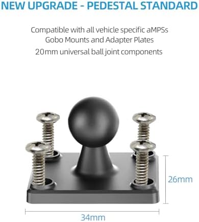 Heavy-Duty OHLPRO Tablet Holder for Trucks – Versatile Drill Base Mount for i Pad & Samsung Galaxy (7″ – 11″) – Perfect for Dashboards, Desks & Commercial Vehicles – Enhanced Stability, Adjustable Viewing Angles & Easy Installation for Ultimate Road Convenience