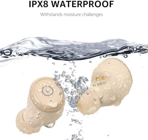 TOZO T10 Wireless Earbuds with Bluetooth 5.3 – Customizable EQ for Personalized Sound, Ergonomic Fit for Ultimate Comfort, 55 Hours Playtime, IPX8 Waterproof Rating, Wireless Charging Case – 2025 Enhanced Audio Experience for Active Lifestyles