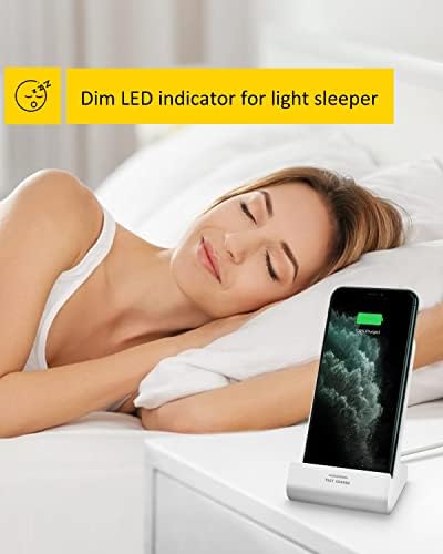 Ultra-Sleek Z1 Wireless Charging Stand – 10 W Fast Charger Compatible with i Phone 14/13/12 & Samsung Galaxy – Adjustable Viewing Angles, Overcharge Protection, and Modern Aesthetic for Effortless Charging Convenience