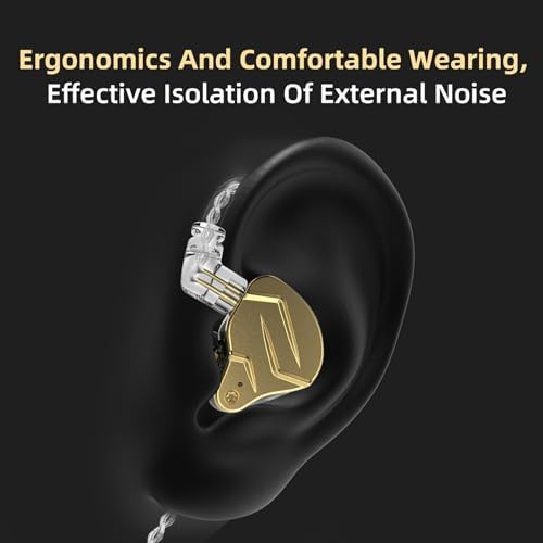 Discover the FEDAI KZ ZSN PRO X Hybrid In-Ear Monitors – Premium Bass Stereo Sound Earphones with Ergonomic Design, Featuring 1 BA + 1 DD for Unmatched Audio Fidelity, Durable Metal Build, Detachable Tangle-Free Cable, and Built-in Mic for Effortless Communication – Perfect for Audiophiles and Everyday Listeners Seeking Superior Sound Quality and Comfort
