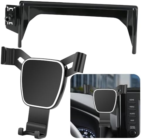 Innovative 360-Degree Car Phone Holder for 2019-2025 Toyota RAV4 – Ultimate Mobile Mount for Safe Navigation and Hands-Free Connectivity – Tailored Fit for LX, XLE, Hybrid LE, SE, Woodland, and Prime SE Models – Effortless Installation, Durable Design, and Enhanced Road Safety