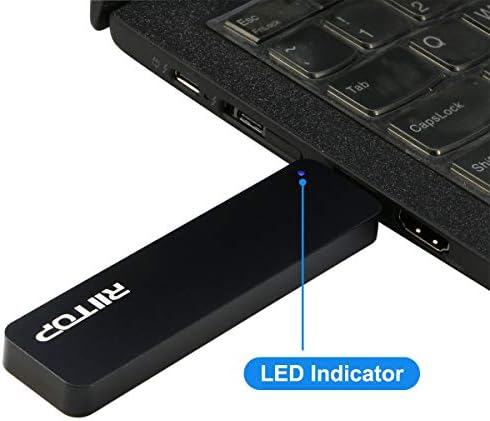 Transform Your M.2 SSD into a High-Speed External Drive with RIITOP USB 3.1 Enclosure – Compatible with NVMe & SATA SSDs for Ultimate Versatility and Performance Upgrade