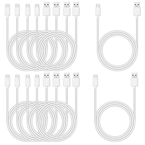 Premium 10-Pack 6 FT USB C Charger Cables – Fast Charging Type C Phone Cords for Enhanced Device Compatibility and Durability – Ideal for Smartphones, Tablets, and Laptops