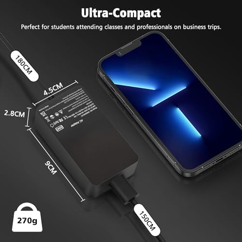 High-Performance 65 W Laptop Charger for Microsoft Surface Pro Series – Universal Compatibility for Pro 10, 9, 8, 7+, 7, 6, 5, 4, 3, X, and Surface Book & Go Models – Enhanced Charging Speed with USB Port – Safety Features for Optimal Device Protection – Perfect for Students, Professionals, and Travelers