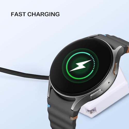 Ultra-Portable Keychain Charger for Samsung Galaxy Watch – Fast and Durable Charging Solution for Galaxy Watch Series 3 to Ultra – Essential Travel Companion for Active Smartwatch Users – Effortless Charging Anytime, Anywhere