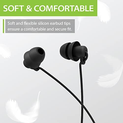 Avantree Repose Bluetooth Sleep Earbuds – Ultra-Comfortable Tiny Ear Tips for Side Sleepers & Small Ears, Wireless Neckband Design, Low Latency for Seamless TV Watching, Extended 18-Hour Playtime, Enhanced Device Compatibility for Ultimate Relaxation