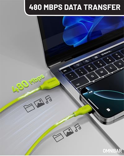 Premium 6 FT USB to Lightning Cable – MFi Certified Silicone Charger for i Phone and i Pad – Fast Charging and Enhanced Durability for i Phone 14/13/12/11 Pro/Max, i Pad Air/Mini/Pro, Air Pods, Beats X – Versatile Charging Solution for Home, Car, and Office