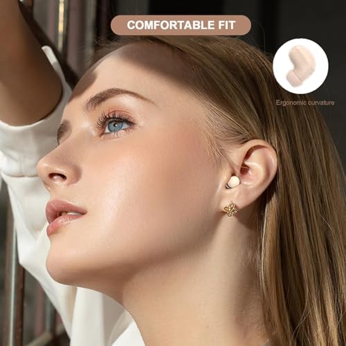 Invisible Wireless Bluetooth Mini Earbuds for Small Ear Canals – Ultra-Discreet Design, Seamless Connectivity, and Superior Sound Quality – Ideal for Professionals and Students Seeking a Stealthy Audio Solution