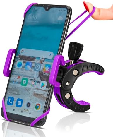Universal Baby Stroller & Bike Phone Holder – Versatile Mount for Shopping Carts, Golf Carts, and More – Secure Clamp for i Phone and All Smartphones – Durable, Weather-Resistant Design for Active Lifestyles – Hands-Free Convenience for Parents and Fitness Enthusiasts