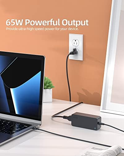 Efficient 65 W AC Charger for Lenovo Laptops – UL Certified Power Supply with Enhanced Compatibility and Rapid Charging for Models ADLX65 YDC3, ADLX65 YLC2, ADLX65 YCC3, and More – Safe, Reliable, and Backed by 30-Day Hassle-Free Returns