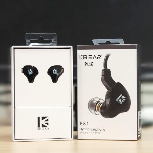 Transform Your Sound Journey with keephifi KBEAR Flash Hi-Fi Earphones – Premium Dual Driver Hybrid In-Ear Monitors in Stunning CNC Aluminum Alloy, Featuring Detachable 2 PIN-C Cable for Customization and Ergonomic Comfort for Extended Listening Sessions (Purple, Without Mic)