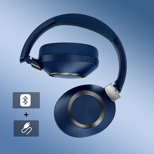 Unleash Extraordinary Sound with 100-Hour Playtime Active Noise Cancelling Bluetooth Headphones – Comfortable Over-Ear Design with Rich Deep Bass, Built-In Mic for Crystal Clear Calls, Swift Charging for On-the-Go Lifestyle, Perfect for Travel and Music Enthusiasts