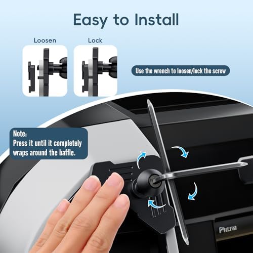 Kaishengyuan Magnetic Vent Phone Mount Compatible with 2015-2020 Ford F-150, 2017-2021 Super Duty & 2018-2021 Expedition, Car Full Metal Phone Holder Cradles Bracket Stand for All Smartphone – Enhanced Compatibility and Speed