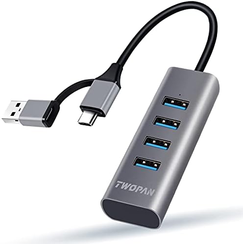 Ultimate 5-in-1 USB C Hub with 4 K HDMI & 4 USB 3.0 Ports – The Essential Multiport Adapter for Enhanced Productivity on Mac Book Pro, Mac Book Air, i Mac, i Pad, XPS & More – Seamless Connectivity, Fast Data Transfer & Travel-Friendly Design