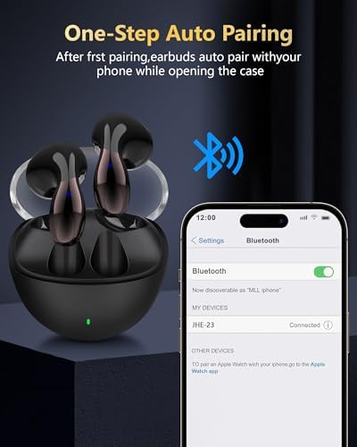 Discover Premium Bluetooth 5.3 Wireless Earbuds – 40 Hours of Playtime, IPX7 Waterproof for Active Lifestyles, High-Fidelity Sound with Built-in Microphone for Effortless Calling – Stylish White Finish for Ultimate Comfort and Versatility