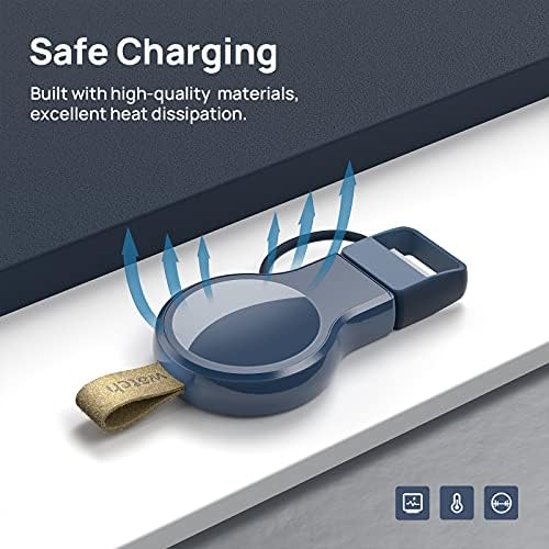 Portable Magnetic Wireless Charger for Apple Watch – Fast Charging i Watch Accessory for Ultra, Series 1-9, and SE – Travel-Friendly Cordless Design for Ultimate Convenience and Durability