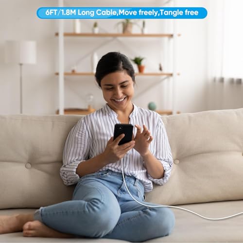 Ultra-Fast Dual USB-C Wall Charger for i Phone 15 – 40 W Power Delivery Adapter, Compact and Foldable Design for On-the-Go Charging, Ideal for i Phone 15/14/13 Pro, i Pad, and More – Maximum Efficiency with Enhanced Safety Features