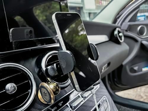 Mini Cooper-Compatible 360-Degree Air Vent Phone Holder – Premium Hands-Free Car Mount for Enhanced Safety and Convenience in Countryman, Paceman, Clubman, JCW Models – Sleek Design for R52, R53, R56, R55, R60, F56, F55, F60, R58, F57, All4