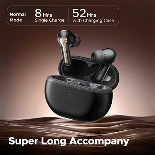 Unleash Superior Sound with Sound PEATS Bluetooth V5.3 Wireless Earbuds – Experience Hi-Res Audio with LDAC, Cutting-Edge Hybrid Active Noise Cancelling, 52 Hours of Continuous Playtime, and Ultra-Low Latency Gaming Mode for Immersive Entertainment. Designed for Ultimate Comfort, These Ergonomic Earphones Are Perfect for Music Lovers and Gamers Seeking Exceptional Clarity and Rich Bass. Elevate Your Listening Journey with Premium 12 mm Drivers and Seamless Bluetooth Connectivity, Ideal for Daily Use, Workouts, or Relaxation. Enjoy a Perfectly Tailored Fit and Enhanced Device Compatibility, Making Every Moment a Musical Escape.