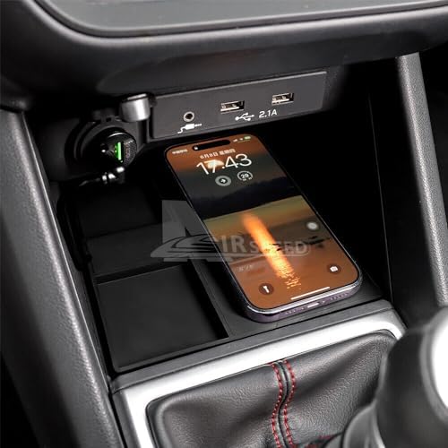 Fast 15 W Wireless Charging Pad for 2022-2024 Subaru WRX – Premium Qi Auto Charger Station, Effortless Device Powering, Sleek Design with Non-Slip Grip for Secure Charging on the Go, Easy Installation, Perfect Fit for Modern Subaru Accessories