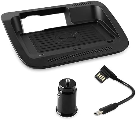 PACEWALKER 15 W Wireless Charging Pad for Toyota RAV4 (2019-2023) – Anti-Slip Design for Secure Device Placement, Fast Charging Solution for LE/XLE/TRD/Off-Road/XSE/SE Models – Effortless Integration and Enhanced Aesthetics for Your Vehicle