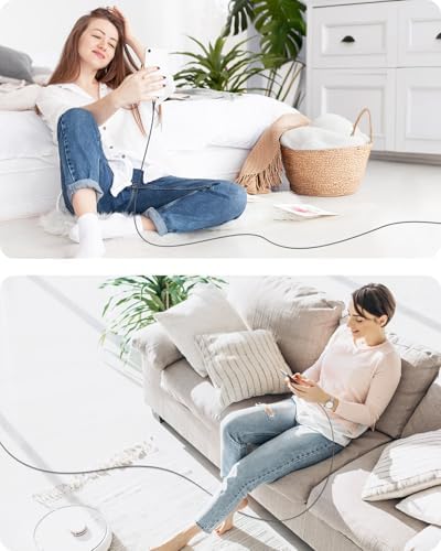 Ultra-Durable 10 FT Micro USB Cable 3-Pack – Fast 18 W Charging & Data Sync for Samsung Galaxy, Android Devices & PS4 – Premium Nylon Braided for Enhanced Flexibility & Strength – Perfect for Home & Office Use