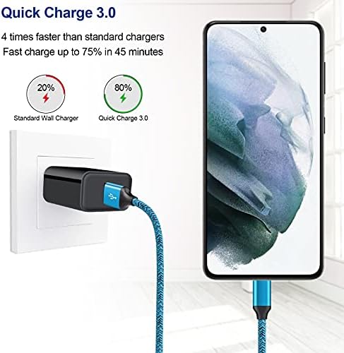 Ultra-Fast Android C Type USB C Car Charger for Samsung Galaxy S25 Ultra – 3.4 A Quick Charge Adapter with 3 FT Coiled Cable for Seamless Connectivity on the Go – Compact, Durable, and Perfect for Road Trips and Daily Commutes