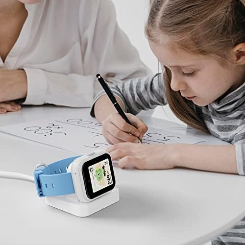 Rapid Charge Portable Dock for T-Mobile SYNC UP Kids Watch 2 – 5 ft Versatile Cable & Sleek White Adapter for Home, Office, and Travel – Essential Smartwatch Charger for Active Parents with Enhanced Compatibility and Durability