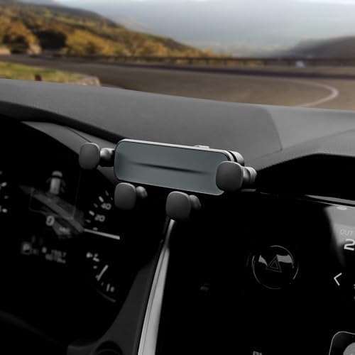 KUNGKIC Premium Rotating Smartphone Mount for 2023-2025 Subaru Crosstrek | Universal Car Cradle for 3.5-5.5 Inch Devices | Stylish Aluminum Design for Enhanced Interior | Hands-Free Navigation and Calls Made Easy | Quick Installation with Superior Grip Stability