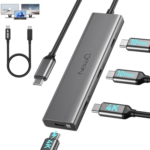 Transform Your Productivity with the Ultimate USB-C Dual Monitor Docking Station – Experience 4 K Clarity, 10 Gbps Data Transfer, and 100 W Power Delivery for Seamless Connectivity – Ideal for Gamers and Professionals Seeking Enhanced Performance!