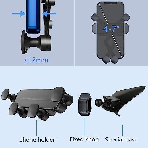 Ultimate Audi Q4 Etron 2022-2024 Car Phone Holder Mount – 360-Degree Rotating Smartphone Bracket for Enhanced Safety and Convenience in Sportback Interiors – Durable Gravity Design, Effortless Installation, and Universal Compatibility for All Mobile Devices