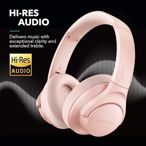 Anker Soundcore Life Q20 Wireless Over-Ear Headphones – Superior Hybrid Active Noise Cancellation, 70-Hour Battery Life, Premium Hi-Res Audio with Enhanced Deep Bass, Luxurious Comfort with Memory Foam Ear Cushions, Perfect for Travel and Office Environments, Quick USB-C Charging for Nonstop Audio Enjoyment