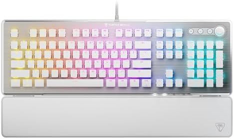 Experience Unmatched Gaming Precision with Turtle Beach Vulcan TKL Tenkeyless Mechanical Keyboard – Linear Titan Switch, Customizable AIMO RGB Lighting, Durable Aluminum Build, and Portable USB-C Connectivity for Ultimate Performance and Style