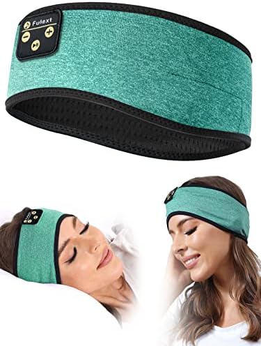 Fulext Bluetooth Sleep Headphones Headband – Ultimate Comfort for Side Sleepers, Thin HD Stereo Sound Quality – Ideal for Insomnia Relief and Travel Convenience – Perfect Gift for Men and Women – Enhanced Compatibility, Long-Lasting Battery Life for All Night Relaxation