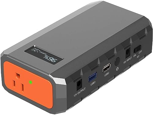 Sin Keu 88.8 Wh Portable Laptop Charger – 65 W Travel Power Bank with AC Outlet for Mac Book & Notebooks – High-Speed Charging, Lightweight Design for On-the-Go Professionals & Travelers