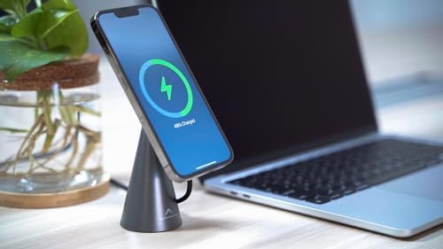 Futurizta Tech Flexhub Orbit 360° Wireless Charging Dock – Sleek Qi Fast Charger with 360° Device Rotation and Enhanced Smartphone Compatibility for Effortless Charging Solutions