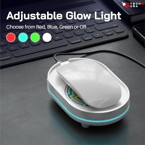 Revolutionize Your Workflow with the TECH8 USA Mouse Mover – Undetectable Jiggler for Laptops & PCs, Plug-and-Play Convenience, Random Movement Patterns, Patented Technology, Fun 3 D Hologram Alien Design, Enhanced Compatibility for Seamless Productivity, Perfect Work from Home Accessory