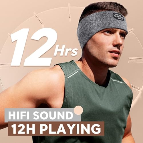 Experience Blissful Sleep with Ever Plus Bluetooth Sleep Headband – Cozy, Wireless Earbuds for Side Sleepers | 10-Hour Battery Life, Adjustable Comfort Fit, and Device Compatibility for Ultimate Relaxation and Sound Therapy