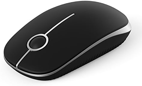 Sleek Vssoplor Wireless Mouse – Ultra-Slim Silent Optical Companion for Laptops & PCs | 2.4 GHz Nano Receiver, Perfect for Quiet Workspaces & Travel | Enhanced Compatibility for Windows, Mac & Linux