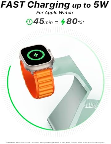 Ultimate 3-in-1 Mag Safe Charging Station for Apple Devices – Fast Wireless Charger for i Phone 16/15/14/13/12, Air Pods & Apple Watch with USB-C Compatibility – Sleek, Space-Saving Design for Home and Office Use