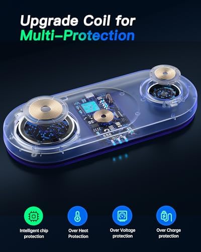 Effortless Power: Enhanced 3-in-1 Magnetic Charging Station for Apple Devices – Fast Wireless Charger for i Phone 16/15/14/13/12, Air Pods Pro & Apple Watch Series in Elegant White – Ultimate Compatibility & Streamlined Charging Experience